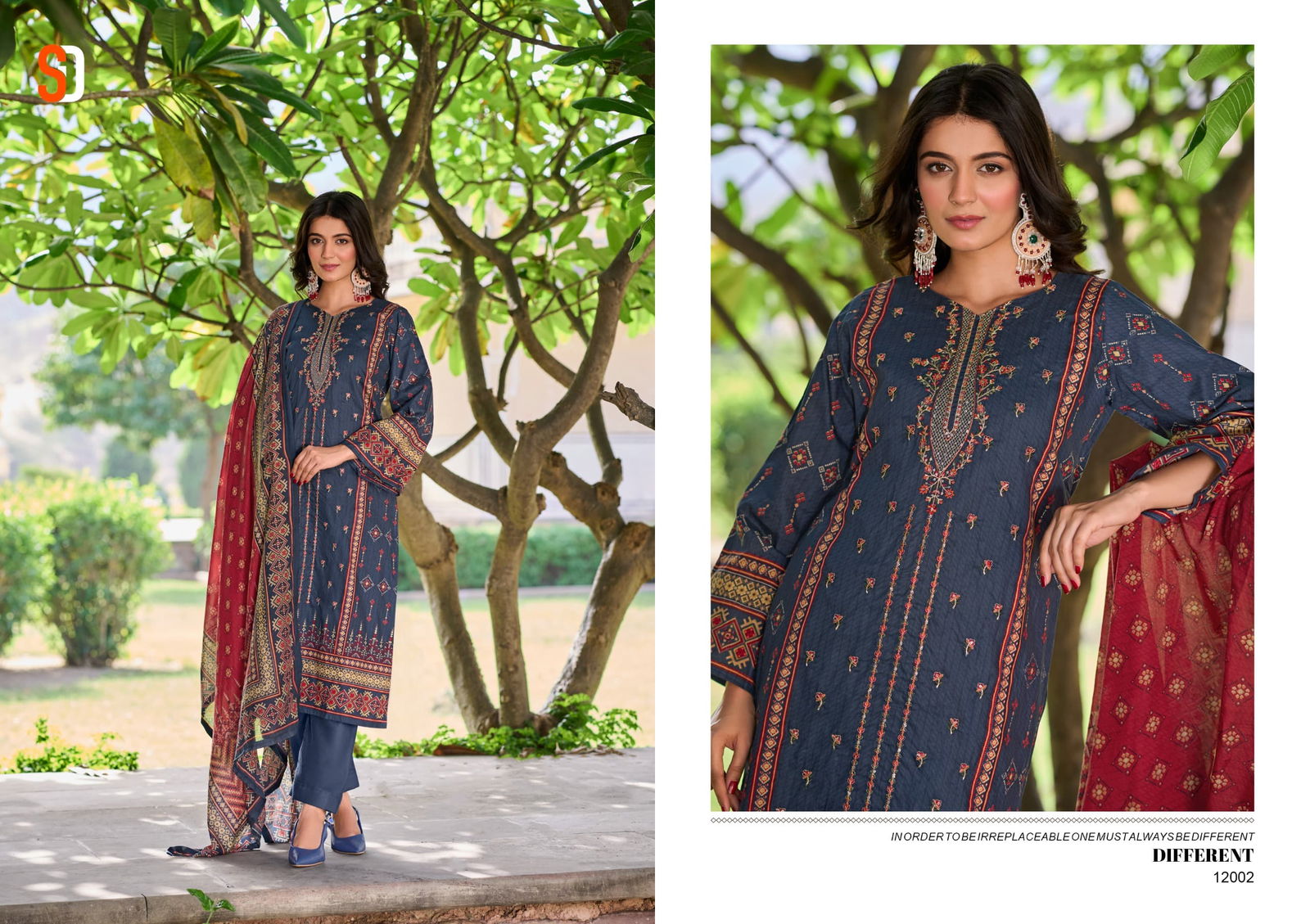 Bin Saeed Vol 12 By Shraddha Designer Cotton Dress Material Wholesale In India